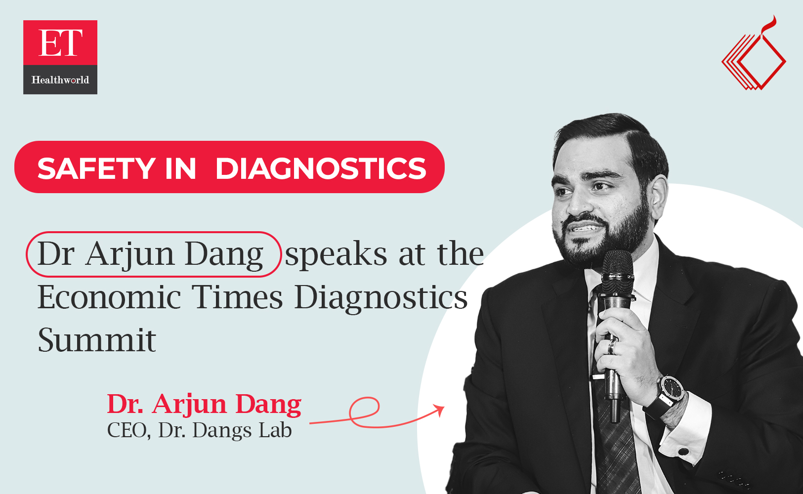 Dr. AD speaks at ET diagnostic summit
